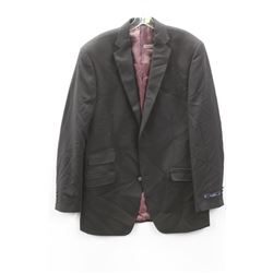 (MENS) GRAFTON BLACK TEXTURED SUIT JACKET SIZE 40R