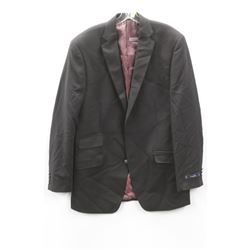 (MENS) GRAFTON BLACK TEXTURED SUIT JACKET SIZE 40L