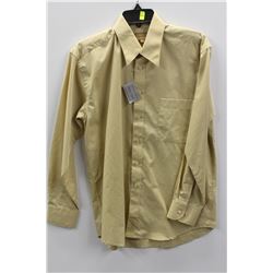 (MENS) FORMULA BEIGE DRESS SHIRT NECK SIZE 14.5