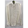 Image 1 : (MENS) KLAUS BOEHLER CREAM DRESS SHIRT SIZE MEDIUM
