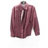 Image 1 : (MENS) DICAPRI BURGUNDY DRESS SHIRT SIZE MEDIUM