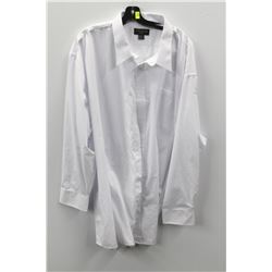 (MENS) PLATINUM WHITE DRESS SHIRT SIZE 5XL