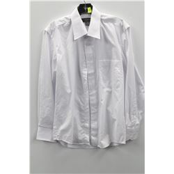 (MENS) PLATINUM WHITE DRESS SHIRT SIZE 4XL