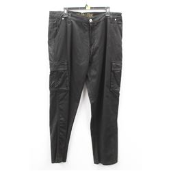 (MENS) LIFE CLOTHING BLACK CARGO PANTS SIZE 38