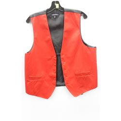 (MENS) ALADDINTIES RED & BLACK VEST SIZE X-LARGE