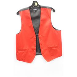 (MENS) ALADDINTIES RED & BLACK VEST SIZE X-LARGE
