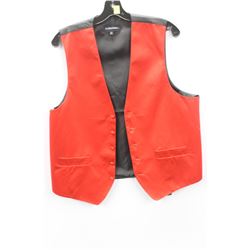 (MENS) ALADDINTIES RED & BLACK VEST SIZE X-LARGE