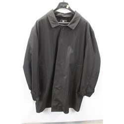 (MENS) EMBASSY ROW BLACK WINTER TRENCH SIZE 54