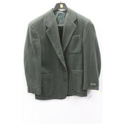 (MENS) MASSIMO MODA GREEN FELT SUIT JACKET SIZE 40