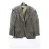 Image 1 : (MENS) SAVRON GREY TEXTURED SUIT JACKET SIZE 40