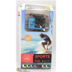 NEW 1080P SPORTS ACTION CAM WITH MOUNTS