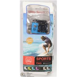 NEW 1080P SPORTS ACTION CAM WITH MOUNTS