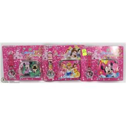 3 NEW KIDS WATCH AND WALLET SETS