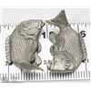 Image 1 : SET OF 2 ROYAL SELANGOR PEWTER ORIENTAL FISH