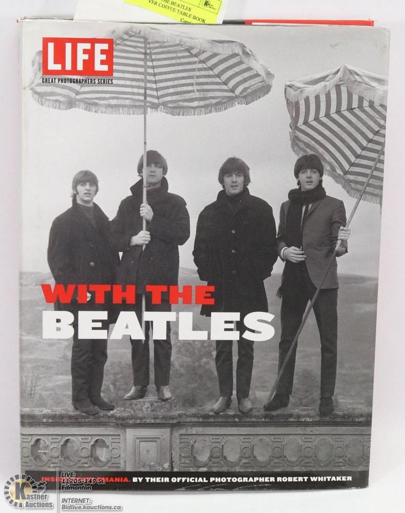 LIFE WITH THE BEATLES HARDCOVER COFFEE TABLE BOOK