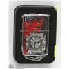 Image 1 : NEW ZIPPO STYLE LIGHTER W/ SKULL AND TATTOO YOUR