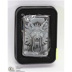 NEW ZIPPO STYLE LIGHTER W/ AN ORIENTAL DRAGON