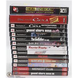 LOT OF PLAYSTATION 2 GAMES.