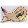 Image 1 : HAND PAINTED SPANISH LEATHER WATER CANTEEN