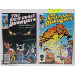2 THE WEST COAST AVENGERS COMICBOOKS INCL #5 AND