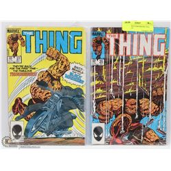 2 THE THING COMIC BOOKS INCL #27, AND #25