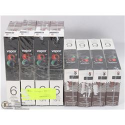 8 SIX PACKS OF 10MIL NICOTINE FREE VAPE FLAVOUR