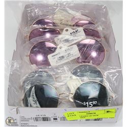BOX W/ 6 PAIRS OF NEW SUNGLASSES