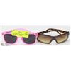 Image 1 : TWO PAIRS OF GIRLS SUNGLASSES - ONE FREERIDE BOARD