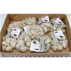 9 BAGS OF POLISHED RIVER STONE