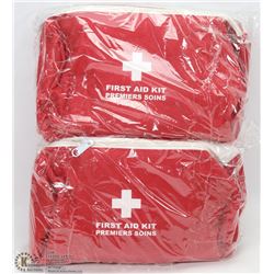 PAIR OF NEW 7 PERSON RATED FIRST AID KITS
