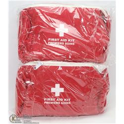 PAIR OF NEW 7 PERSON RATED FIRST AID KITS