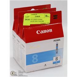 3 PACK OF CANON PIXMA CHROMALITE 100 CYAN INK