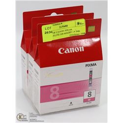3 PACK OF CANON PIXMA CHROMALITE 100 MAGENTA INK