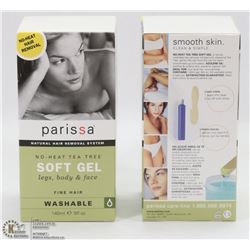 TWO BOXES OF PARISSA NO HEAT TEA TREE SOFT GEL