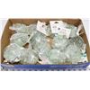 Image 1 : FLAT OF 13 BAGS OF WHITE GLASS GEMS