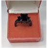 Image 1 : 8 - BLACK SAPPHIRE CZ 10K BLACK GOLD