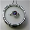 Image 1 : 6 -RAINBOW TOPAZ CZ HALO STYLE