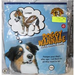 DOGGY WANNABE LEOPARD COSTUME SIZE LARGE