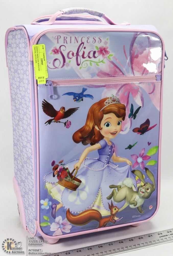 princess sofia suitcase