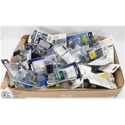 BOX OF ASSORTED HEADLIGHTS BULBS INCL SILVERSTAR