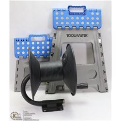 AIR LINE REEL & 2 TOOL MASTER BENCHES