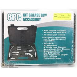 NE 8PC GREASE GUN ACCESSORY KIT
