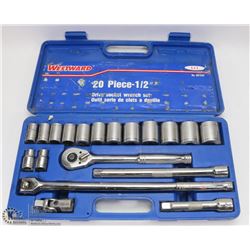WESTWARD 20PC 1/2" DRIVE SOCKET WRENCH SET