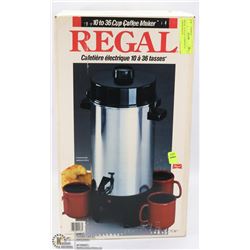 REGAL 10-36 CUP COMMERCIAL COFFEE MAKER