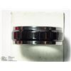 Image 1 : COBALT CHROME MEN'S RING SIZE 8.75