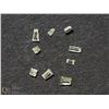 Image 1 : GENUINE DIAMOND (0.1CT) GEMSTONES