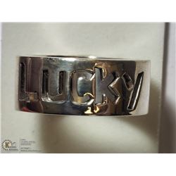 STERLING SILVER RING SIZE 7.25