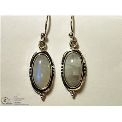 STERLING SILVER MOONSTONE EARRINGS