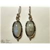 Image 1 : STERLING SILVER MOONSTONE EARRINGS