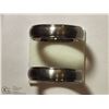 Image 1 : TWO TUNGSTEN MEN'S RINGS SIZE 9.75 & 10.25